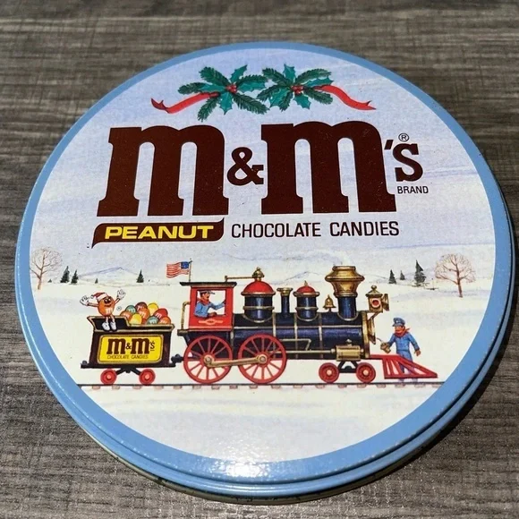 Vintage M&M’s Holiday Train Tin - Picture 3 of 7